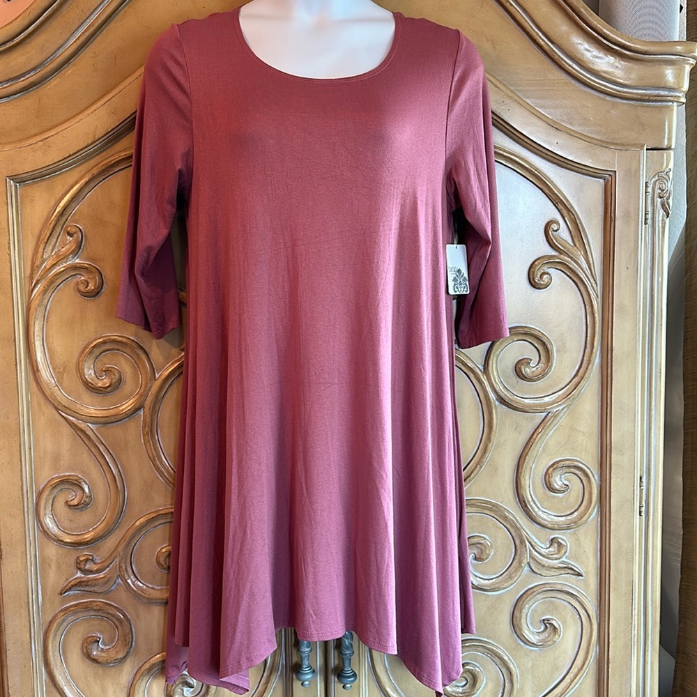 NWT Wilde mauve Tee dress